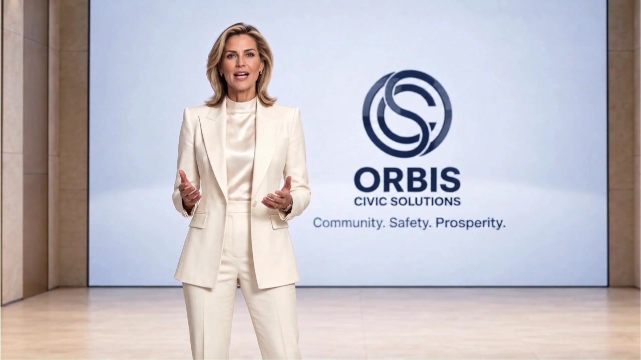 Grace Carter delivering the Orbis shareholder keynote
